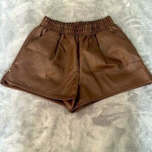 Leather Shorts